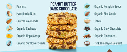 Peanut Butter Dark Chocolate - Premium Real Food Snack Bar
