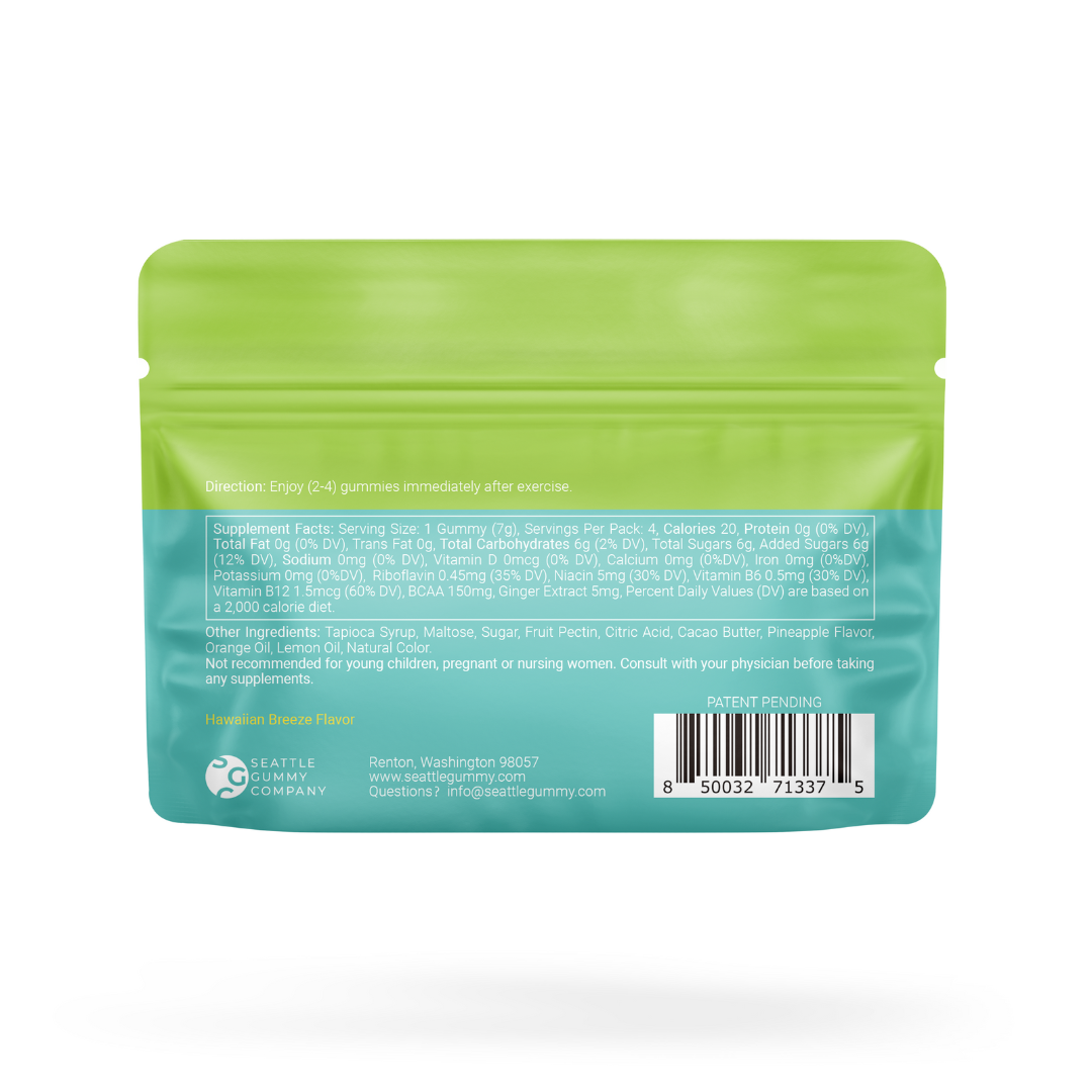NEW Recover Post-Workout Supplement Gummies Hawaiian Breeze
