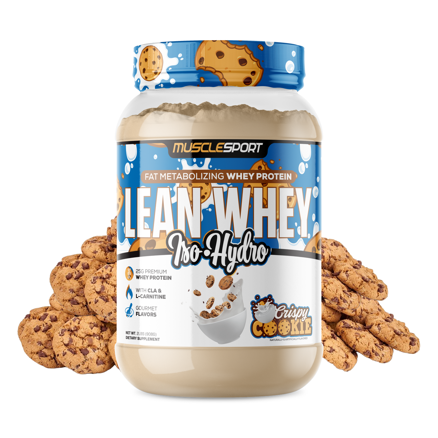 Lean Whey® Iso Hydro Gourmet Protein 2lb - Limited Edition: Crispy Cookie