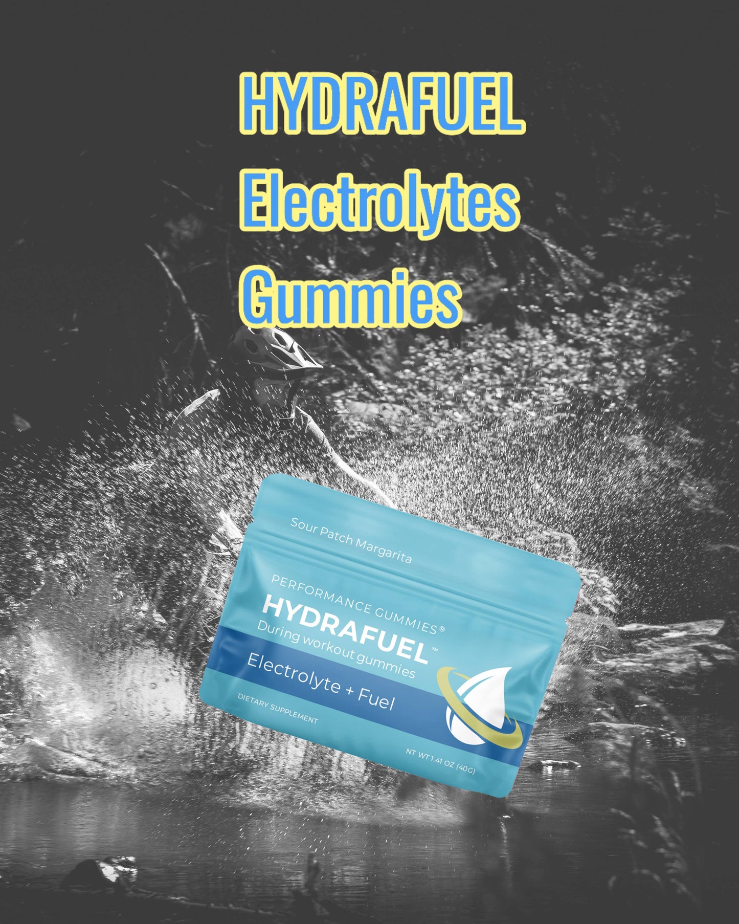 NEW HydraFuel Electroly Gummies 12Pack sour patch margaritas
