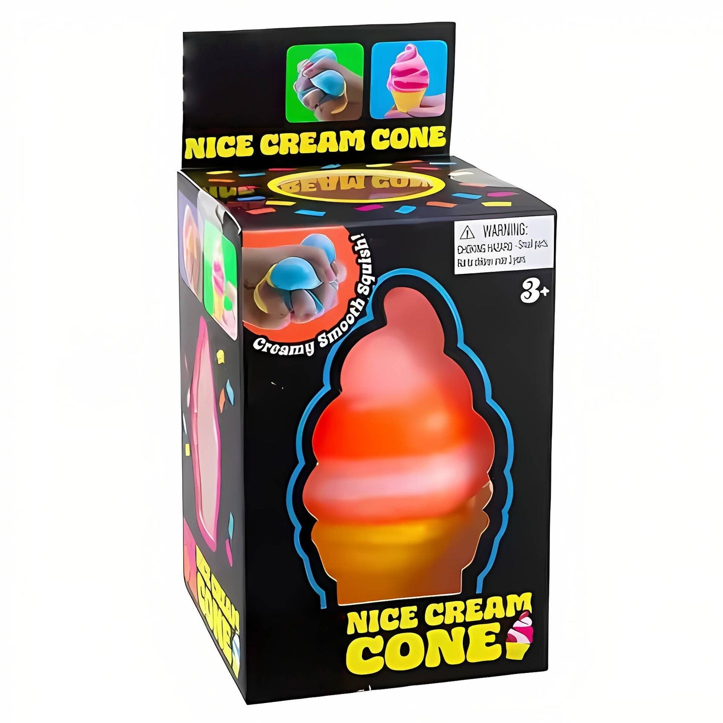 Soft Squishy Sensory Stress Relief Toys in Gift Box Cute Food Squeeze Fidget Toy: Ice-cream / 1 pc(shipped at random)