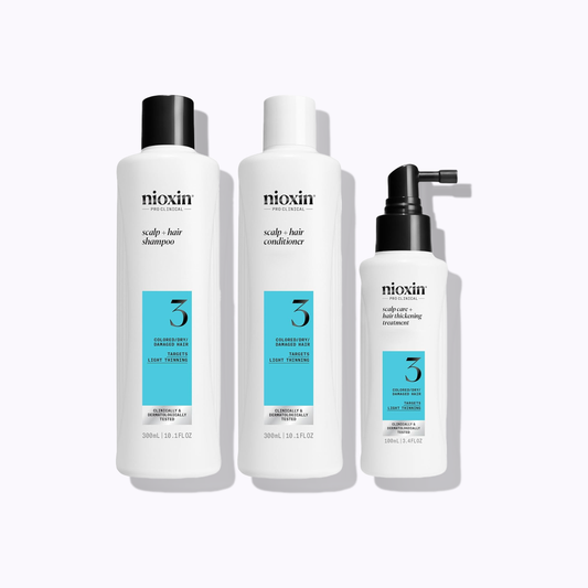 Nioxin System 3 Kit for Colored Hair with Light Thinning: Trial Size