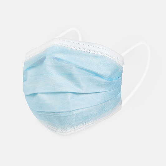 Blue Face Masks 50pk 3ply Disposable, Non-medical