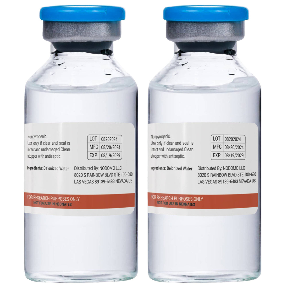 Bacteriostatic Water Reconstitution Solution 2-Pack - 30ml