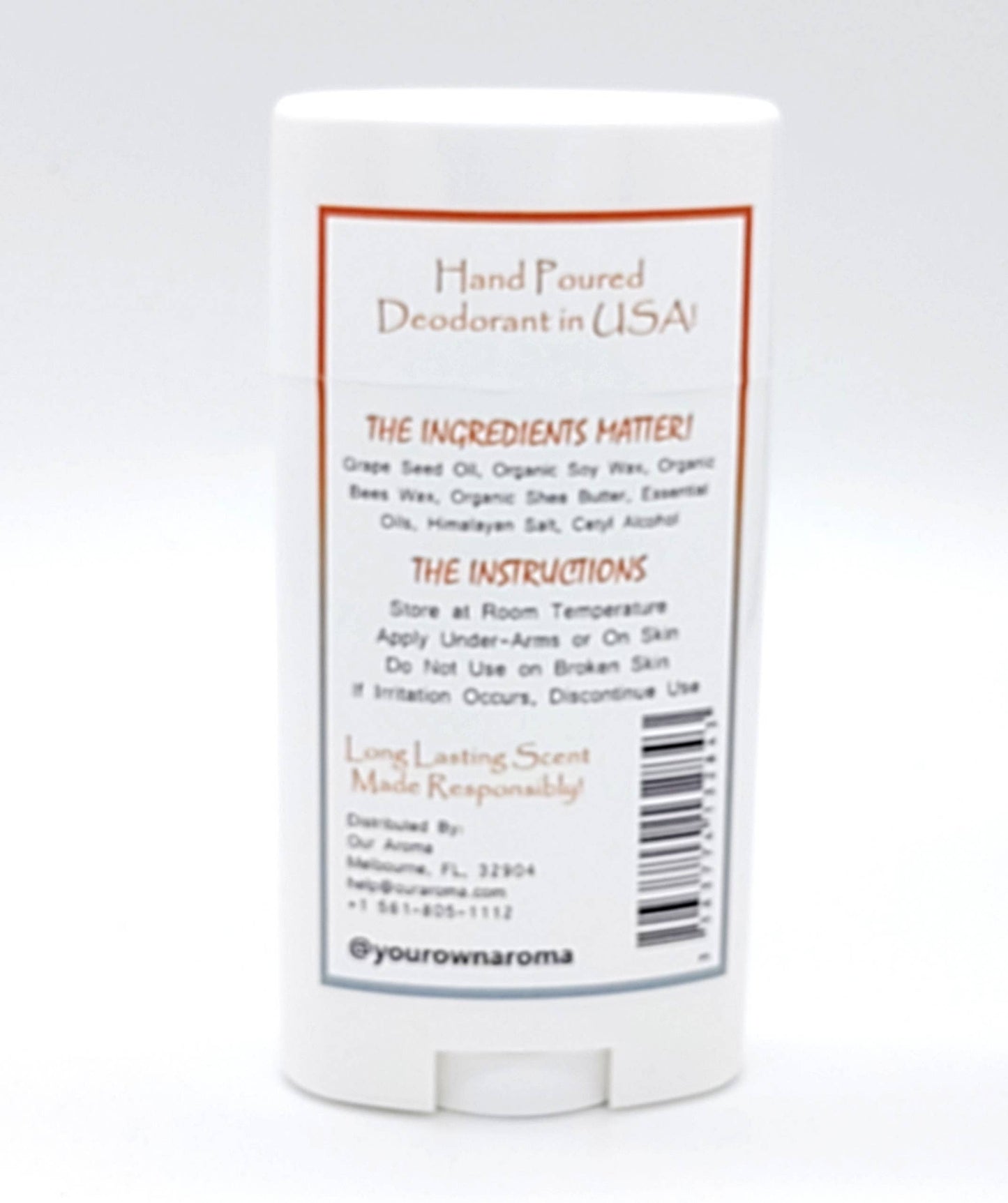 Our Aroma Cashmere & Coconut 2.65 oz All-Natural Deodorant: Cashmere & Coconut / 2.65 Fl oz
