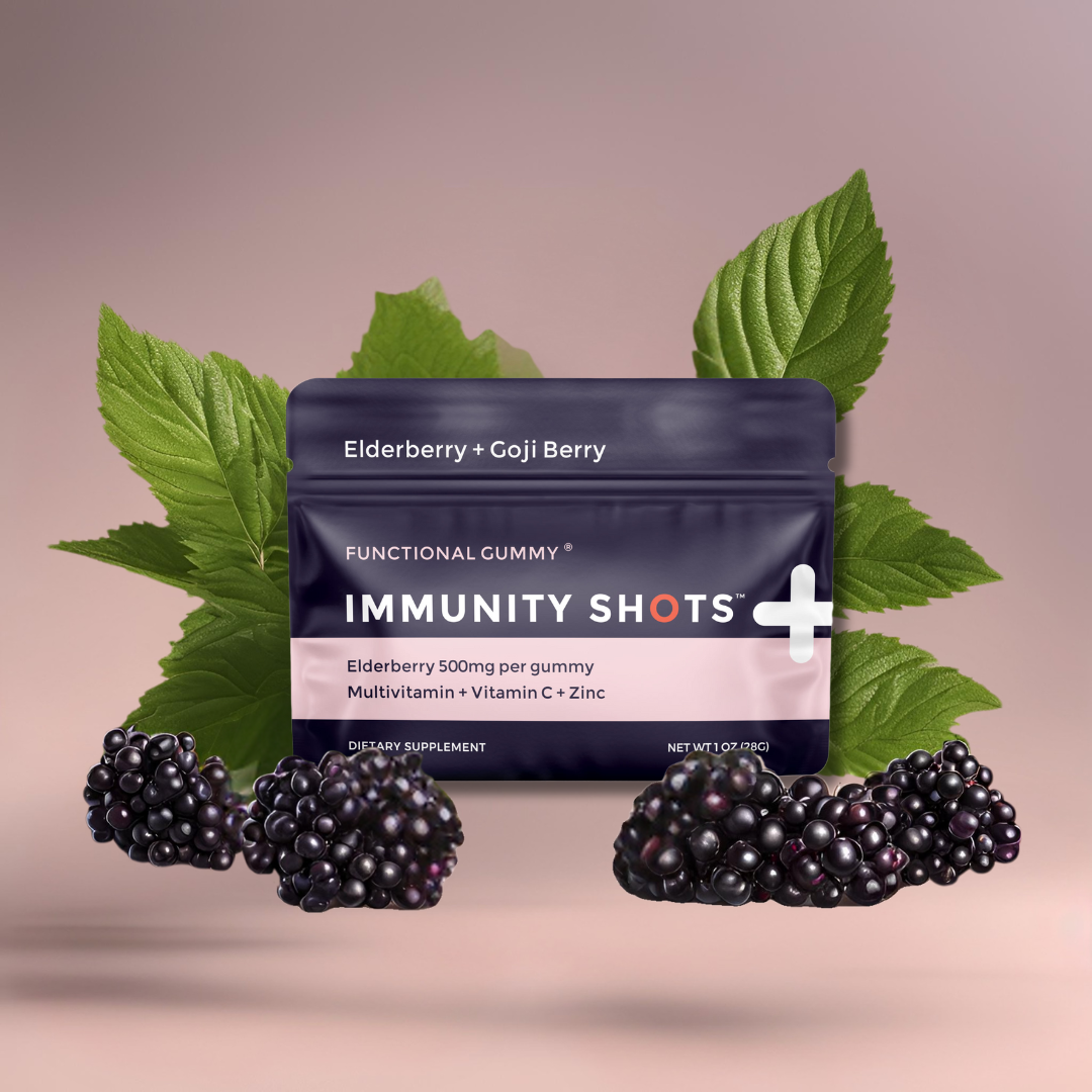 Immunity Shots Elderberry Goji Berry Multivitamin 12-Pack