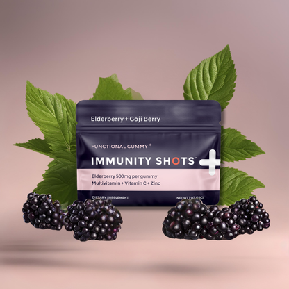 Immunity Shots Elderberry Goji Berry Multivitamin 12-Pack