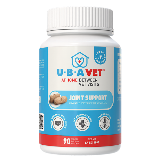 UBAVET Joint Support Chew Tablets for Dog & Cats: 90 ct