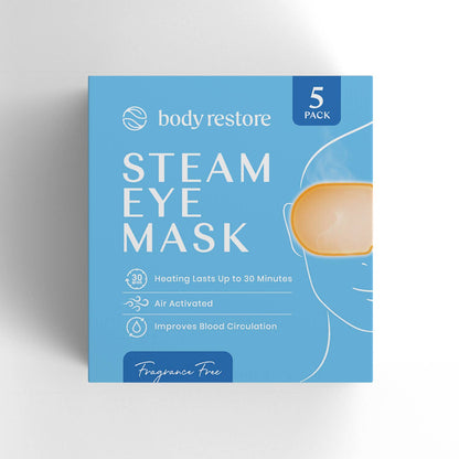 BODY RESTORE Steam Eye Mask Spa Relax Five Packs or Single: SINGLE Green Tea
