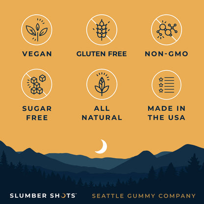 Slumber Shots Sleep Aid SUGAR FREE 48-Serving | 12-Pack