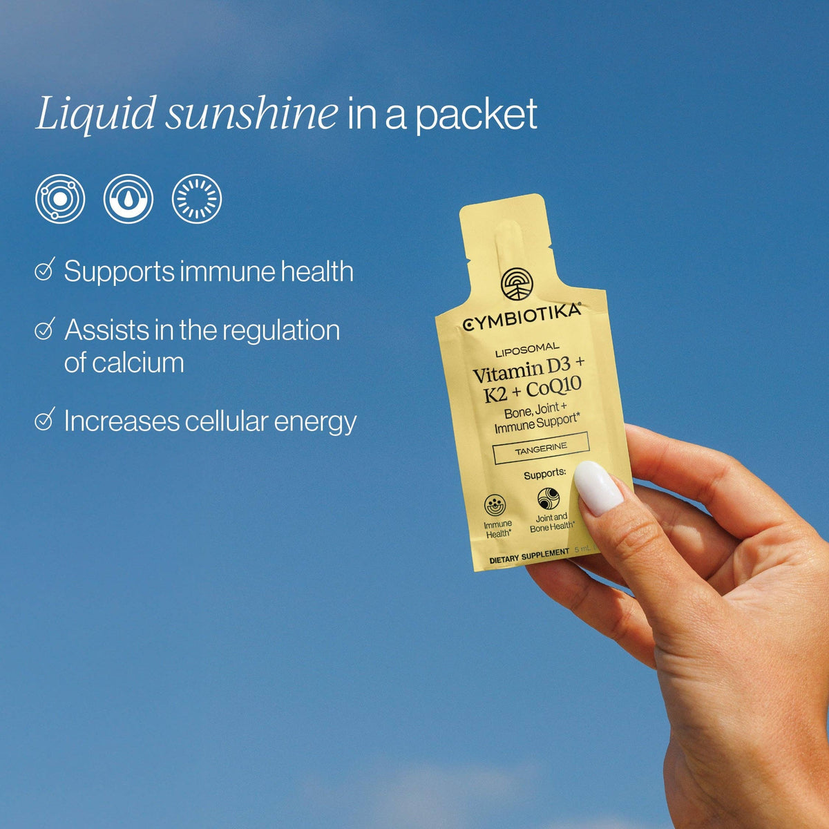 Liposomal Vitamin D3 + K2 + CoQ10 (12 Count): Default Title