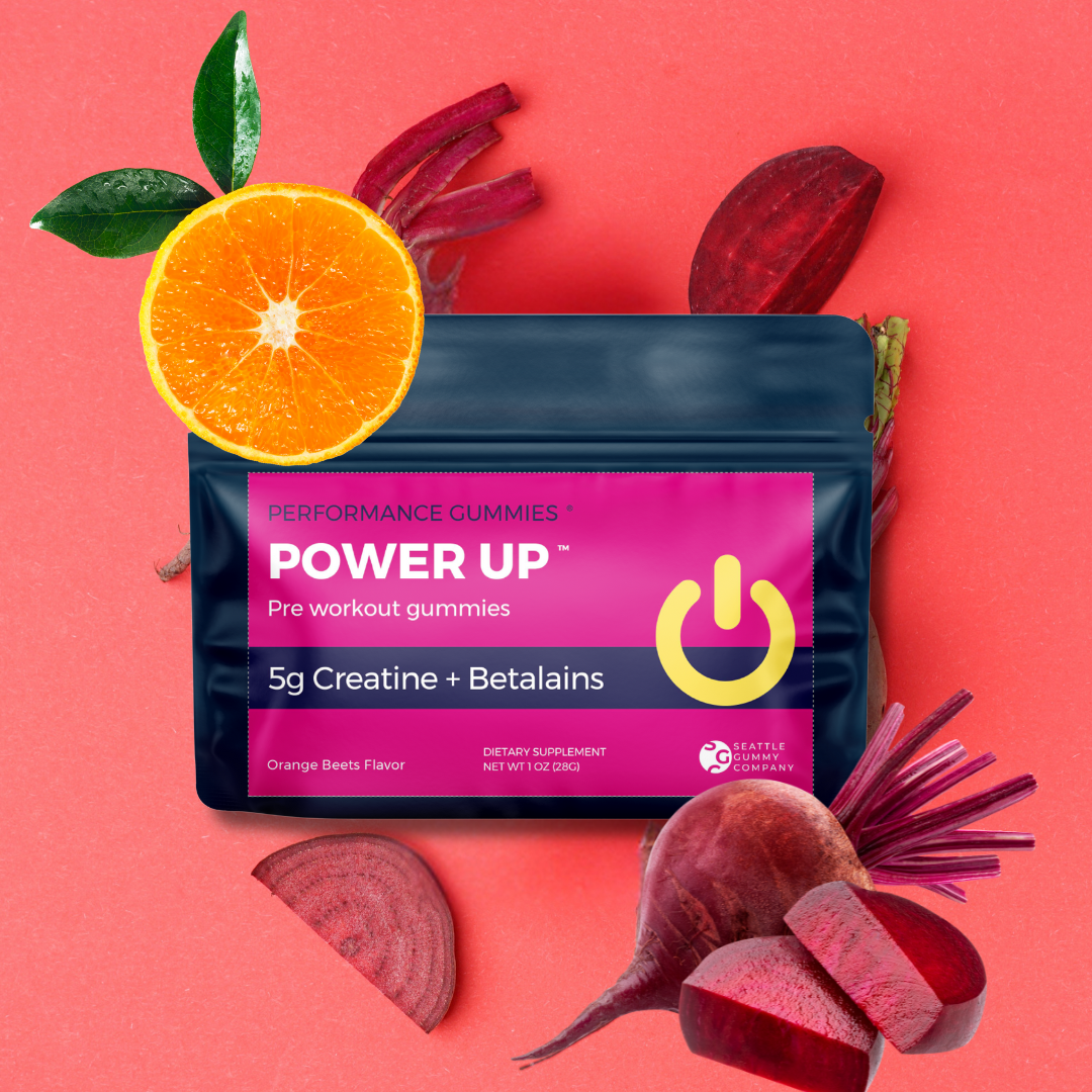 5g Creatine Monohydrate Gummies with Betalain 12 packs
