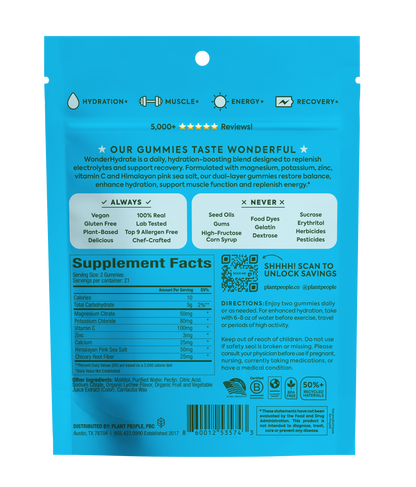 WonderHydrate Electrolyte Gummies
