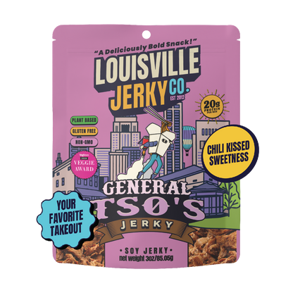 Vegan & Plant Based General Tso's Jerky 3 oz