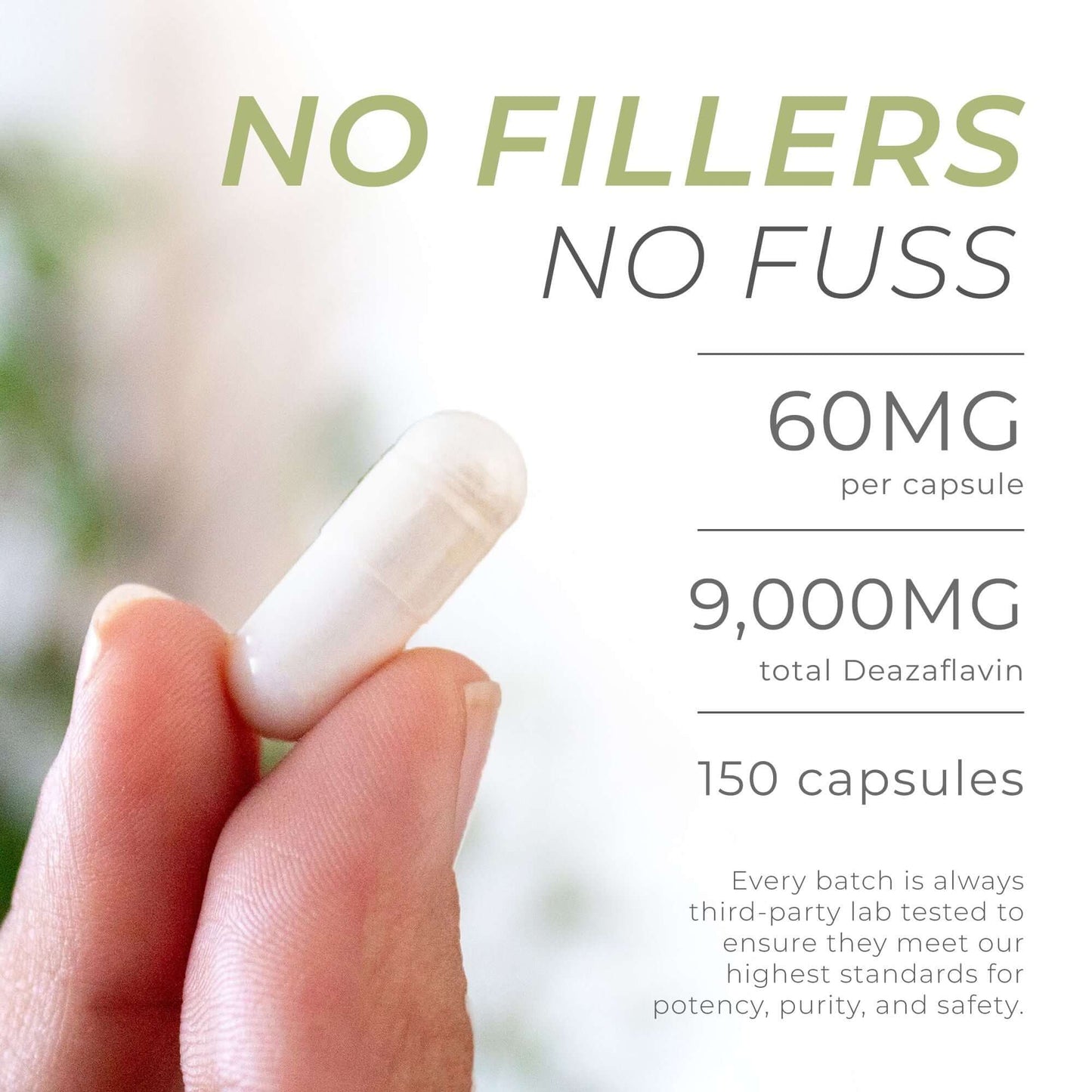 Deazaflavin Capsules