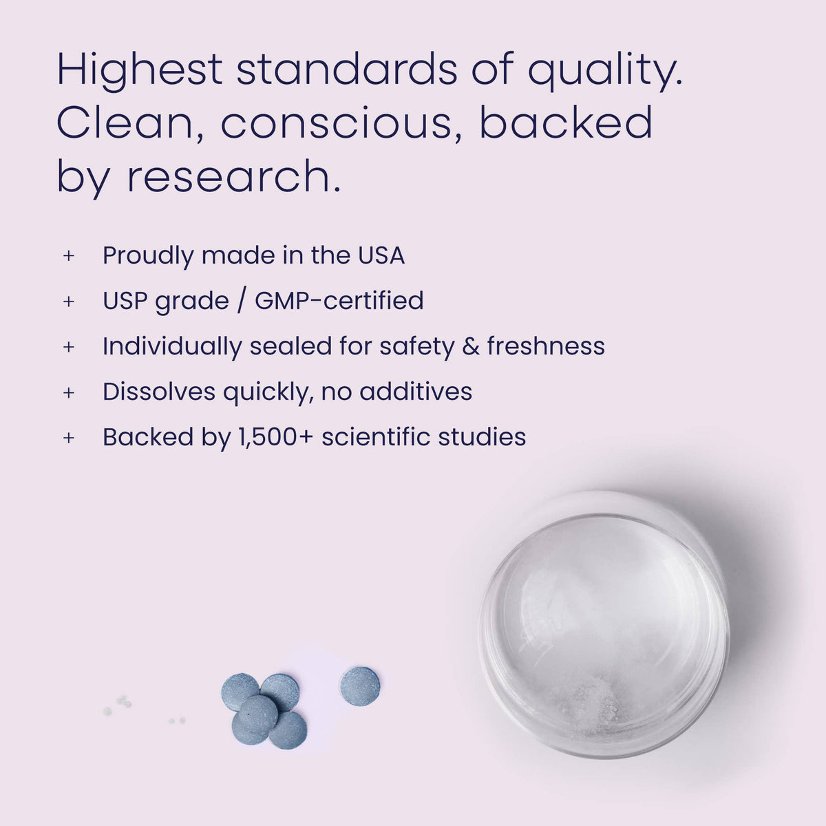 Hydrogen Molecular Water Tablets - Pure Magnesium Supplement