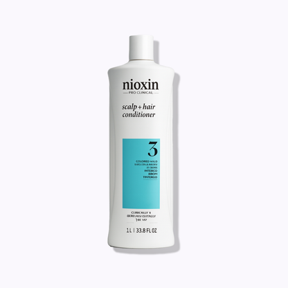Nioxin System 3 Scalp + Hair Conditioner: 2 Pack / 10.1 fl oz