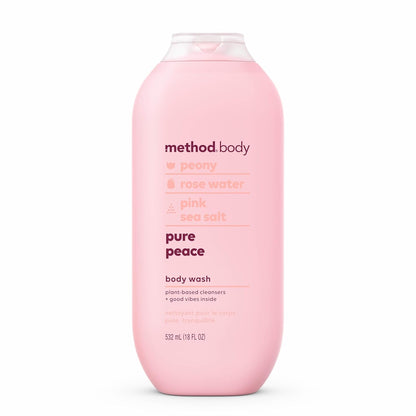 Method Body Paraben & Phthalate Free Body Wash, Pure Peace, 18 fl oz
