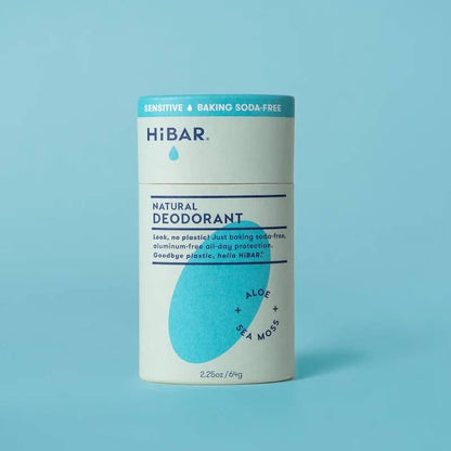 HiBAR Deodorant Sensitive  Aloe + Sea-Moss(Baking soda free)