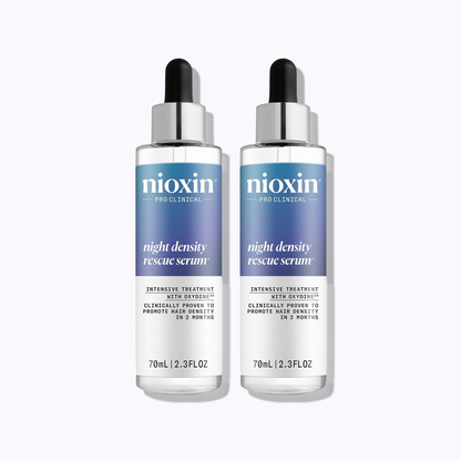 Nioxin Night Density Rescue Serum: 2 Pack