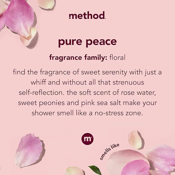 Method Body Paraben & Phthalate Free Body Wash, Pure Peace, 18 fl oz