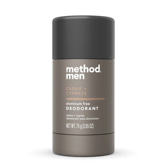 Method Men Aluminum Free Deodorant Stick, Cedar + Cypress, 2.65 oz