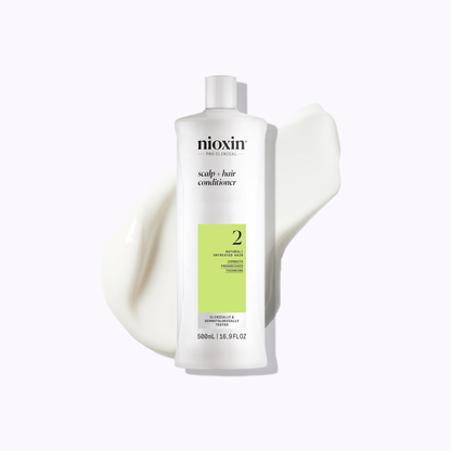 Nioxin System 2 Scalp + Hair Conditioner: 2 Pack / 10.1 fl oz