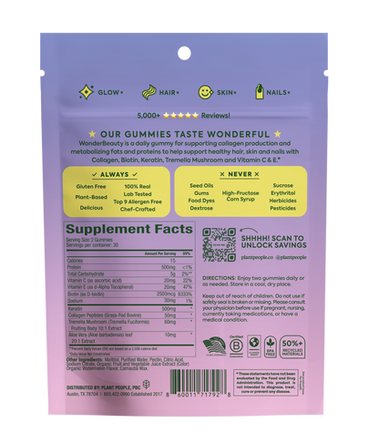 WonderBeauty - Hair, Skin & Nails Gummies