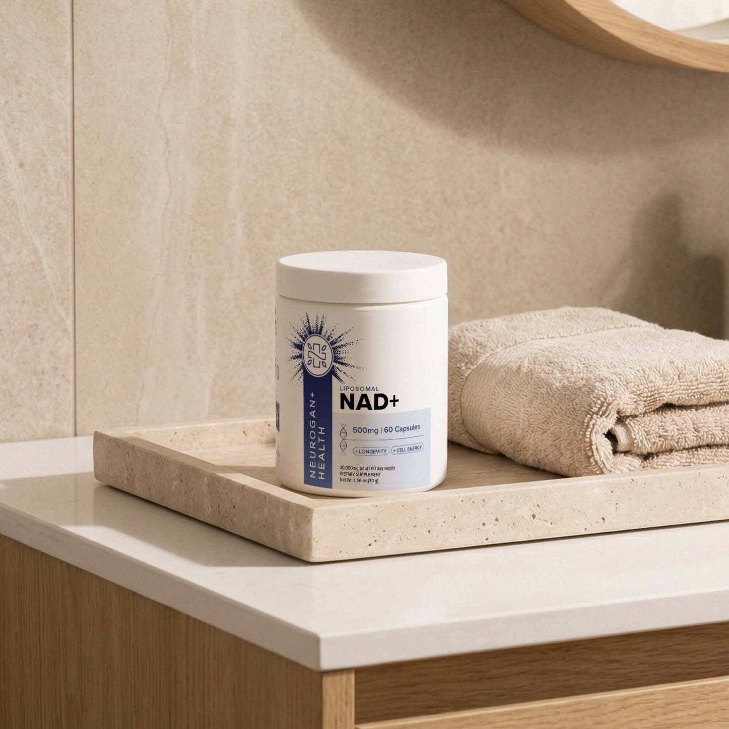 Liposomal NAD+ Capsules