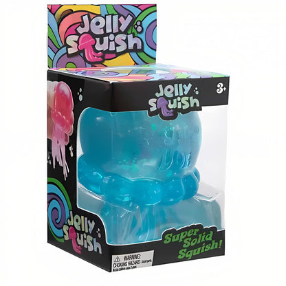 Soft Squishy Sensory Stress Relief Toys in Gift Box Cute Food Squeeze Fidget Toy: Jellyfish / 1 pc(shipped at random)