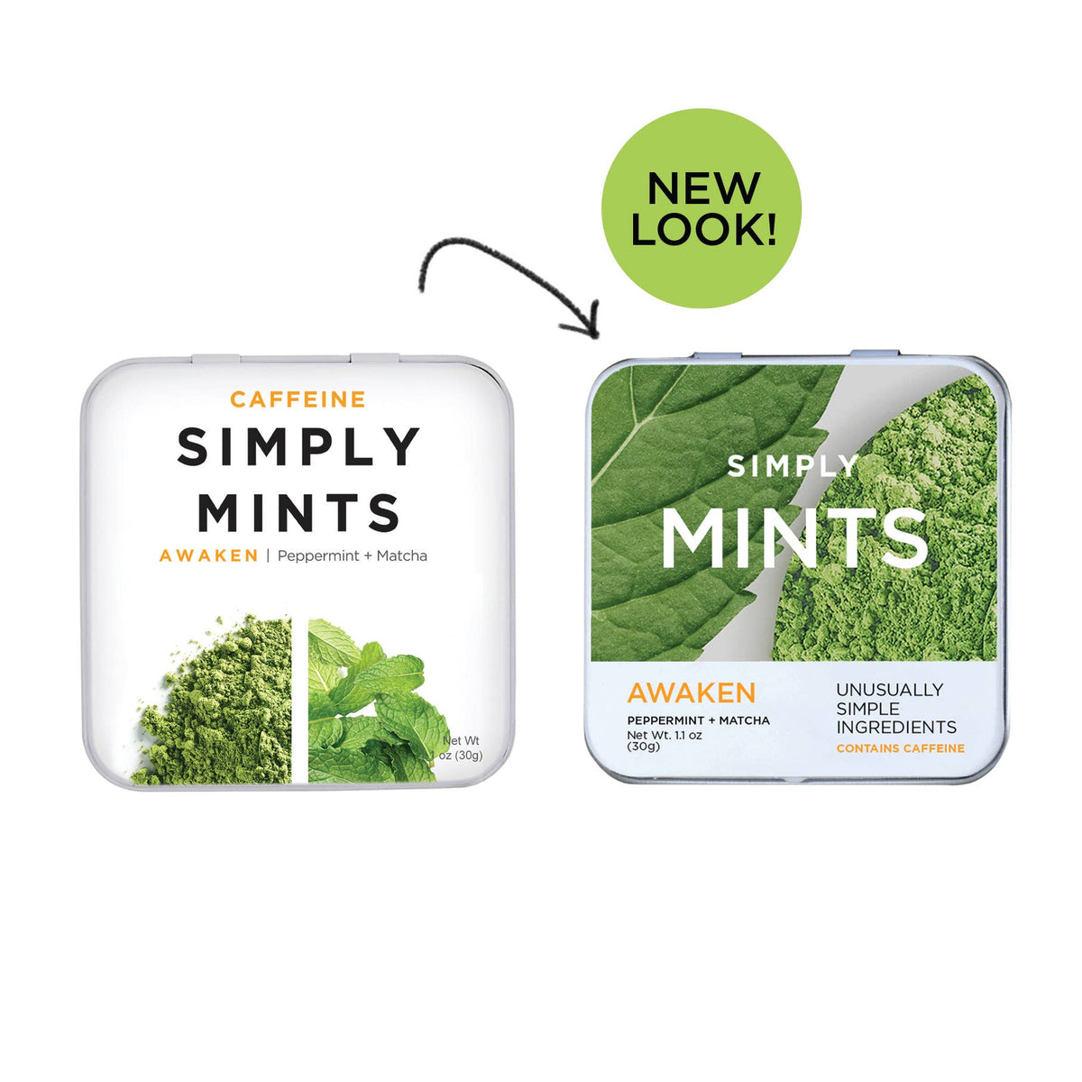 Simply Mints - Awaken (Caffeine) | Pack of Six