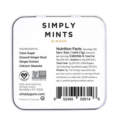 Simply Mints - Ginger | Pack of Six