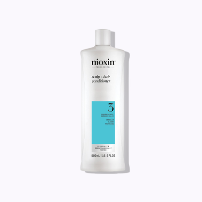Nioxin System 3 Scalp + Hair Conditioner: 2 Pack / 10.1 fl oz