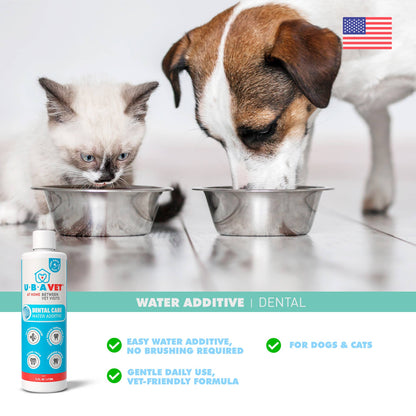 UBAVET Dental Care Water Additive for Dogs & Cats (16 fl oz)