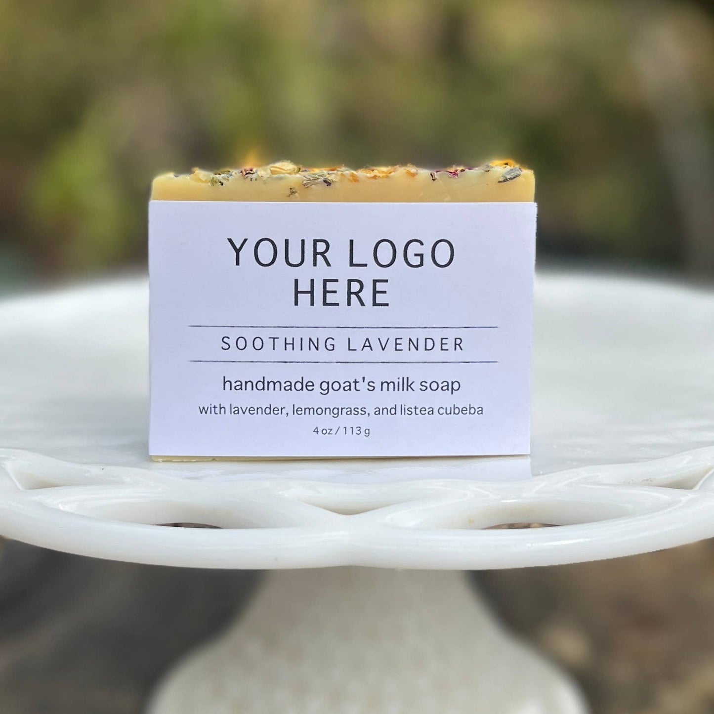 Private Label Goats Milk Soap Style 2 - with your logo!: Mint Blend