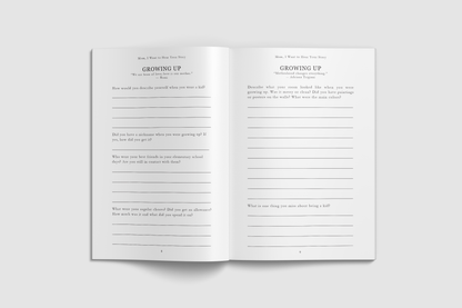 Mom, I Want to Hear Your Story; Popular Mother's Day Gift