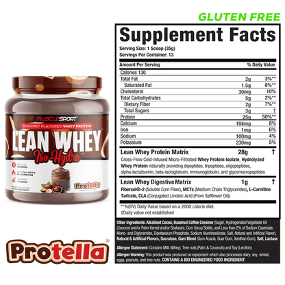 Lean Whey™ Iso Hydro Gourmet Protein 1lb: Black Forest