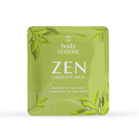 BODY RESTORE Steam Eye Mask Spa Relax Five Packs or Single: SINGLE Green Tea