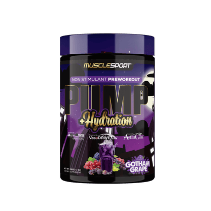 Pump + Hydration Non Stim Pre-workout - 40 Servings: Gotham Grape