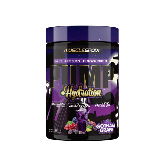 Pump + Hydration Non Stim Pre-workout - 40 Servings: Gotham Grape