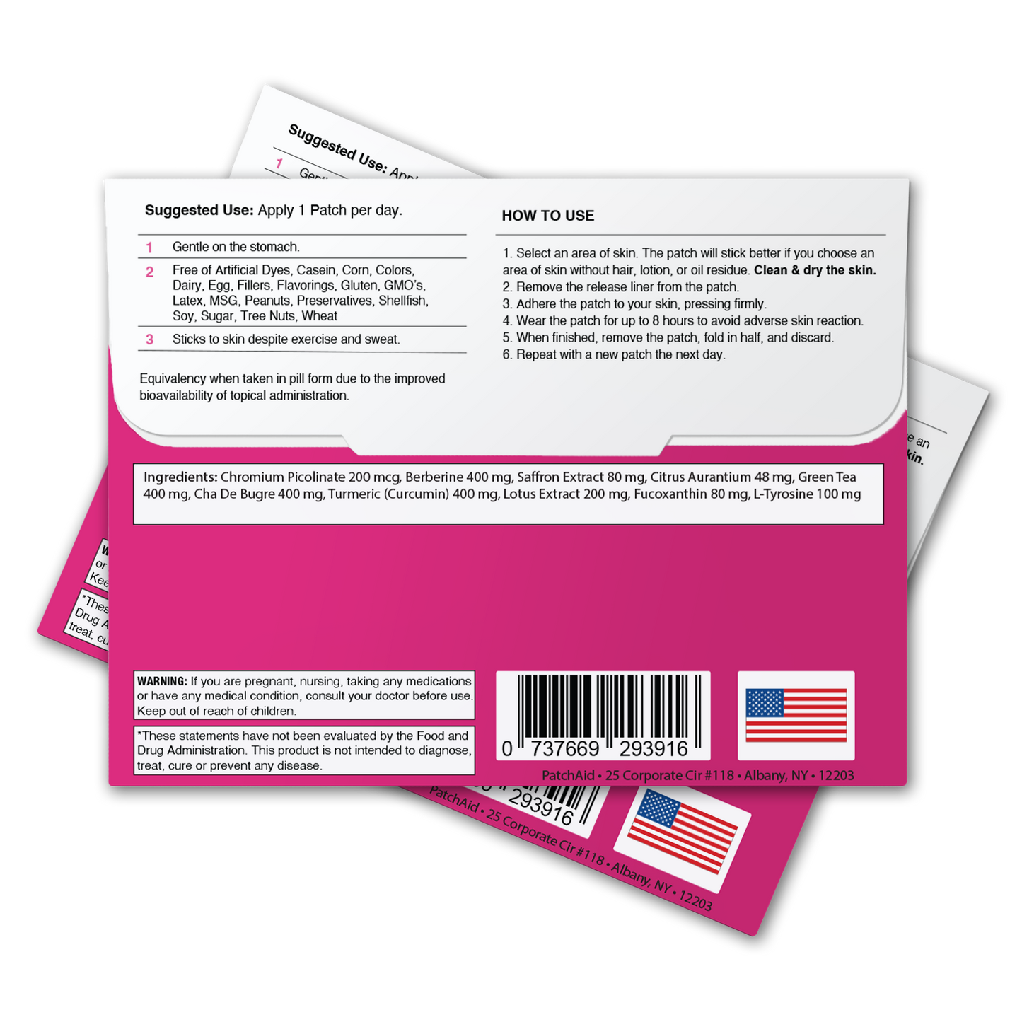 Slim Trim Appetite Suppressant Patch - Reduce Cravings: 1-Pack