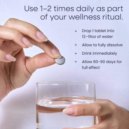 Hydrogen Molecular Water Tablets - Pure Magnesium Supplement