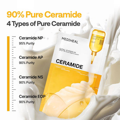 Mediheal Ceramide Essential Mask – 4X Ceramide + Moisture Barrier Repair – Wholesale K-Beauty