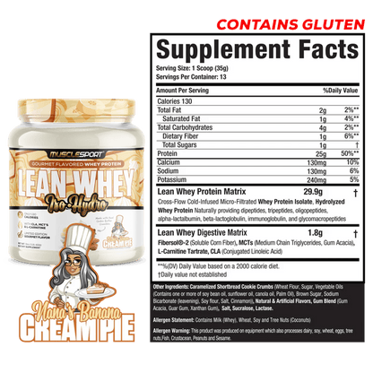 Lean Whey™ Iso Hydro Gourmet Protein 1lb: Black Forest