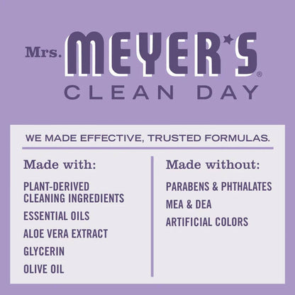 Mrs. Meyers Clean Day Liquid Hand Soap, Lilac, 12.5 oz