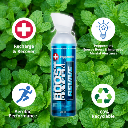 Boost Oxygen Large Revive Peppermint 10L Canister