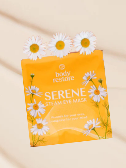 BODY RESTORE Steam Eye Mask Spa Relax Five Packs or Single: 5 PACK Lavender