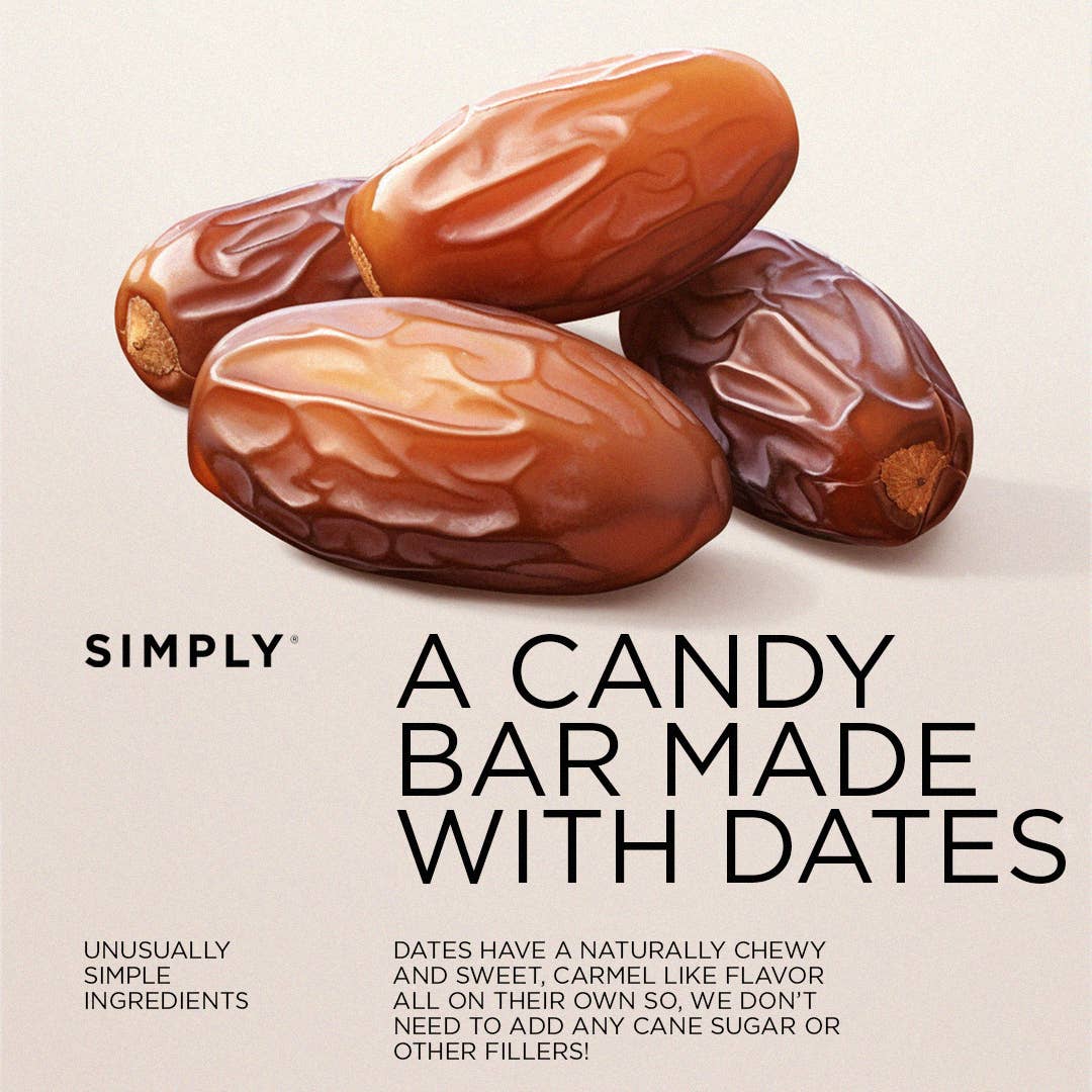 Chocolate Date Bars - Salted Peanut (4.5 oz Bags) | 6 Pack