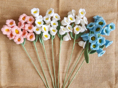 Crochet Lily Of The Valley: Blue