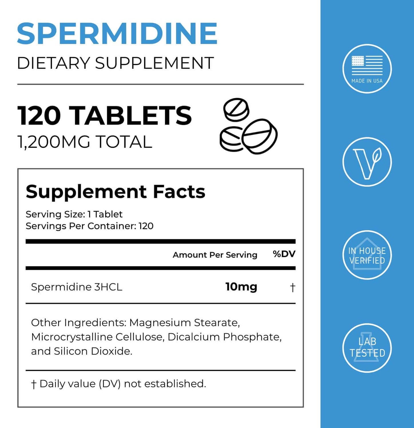 Spermidine Tablets